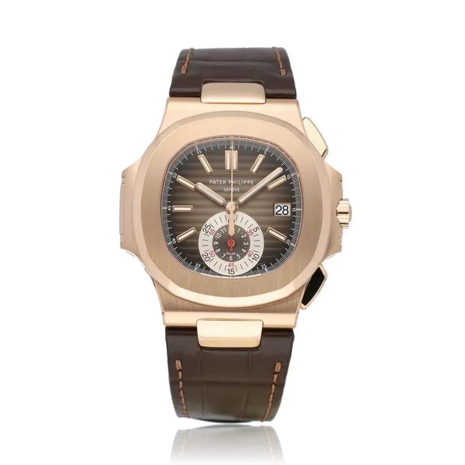 Patek Philippe Nautilus 40 chronograph rose gold choco
