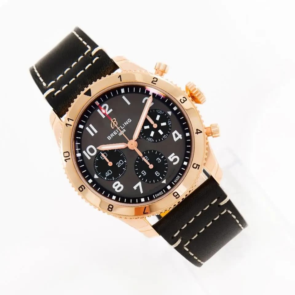 Breitling Classic Avi Chronograph 42 P-51 Mustang unworn box papers VAT