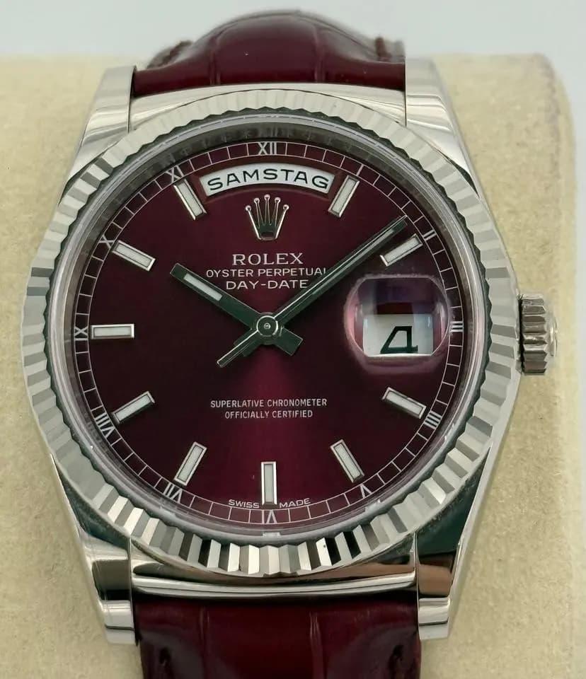 Rolex Day-Date 36 Cherry Dial, Fullset