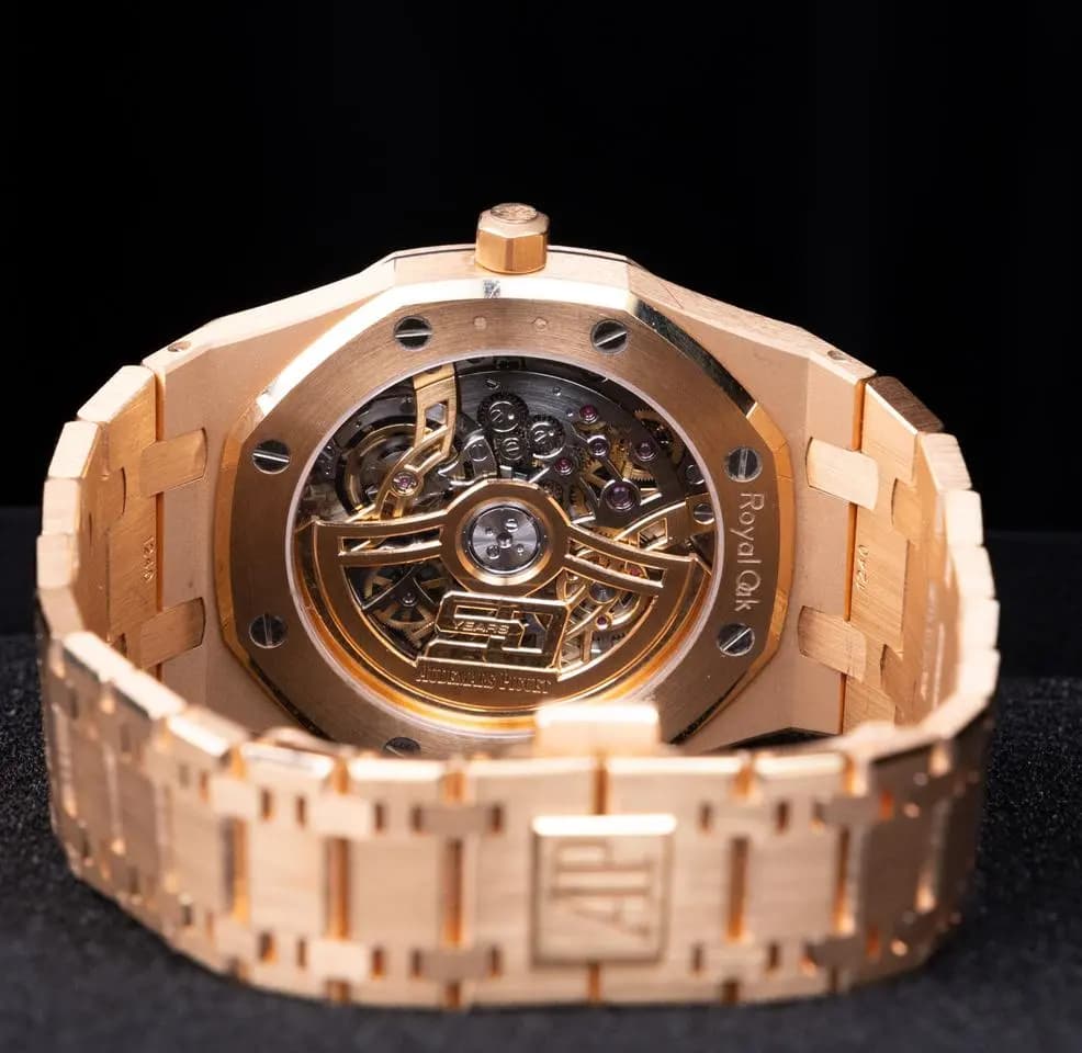 Audemars Piguet Royal Oak "Jumbo" Extra-Thin Squelette Audemars Piguet Royal Oak 16204OR Jumbo Openwork