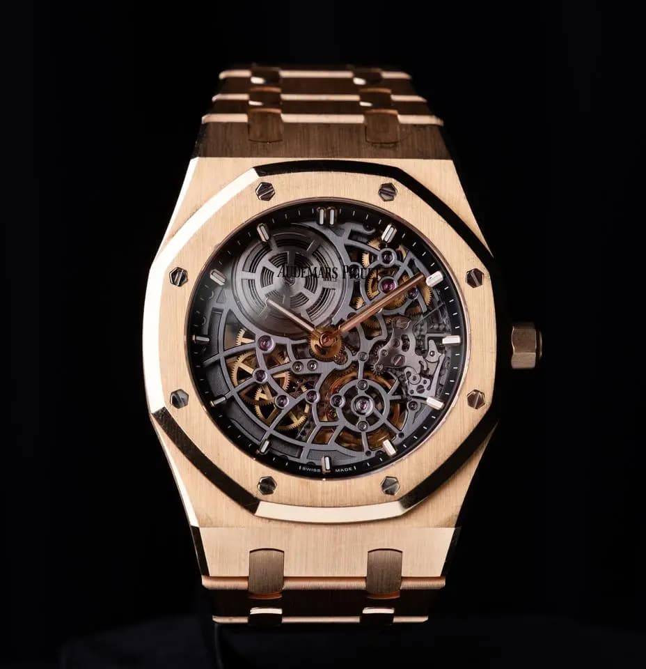 Audemars Piguet Royal Oak "Jumbo" Extra-Thin Squelette Audemars Piguet Royal Oak 16204OR Jumbo Openwork