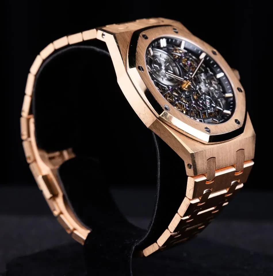 Audemars Piguet Royal Oak "Jumbo" Extra-Thin Squelette Audemars Piguet Royal Oak 16204OR Jumbo Openwork