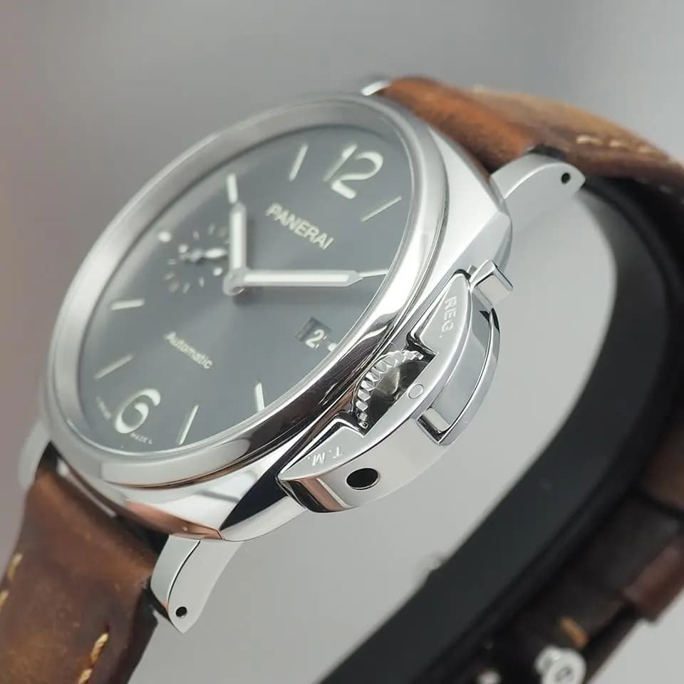 Panerai Luminor Due Grey Sunburst dial PAM00904, B+P+invoice SUPER Full Set!