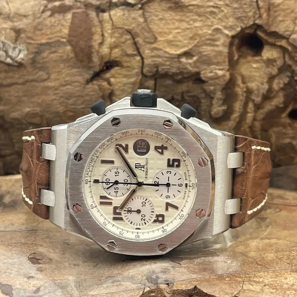 Audemars Piguet Royal Oak Offshore Chronograph Safari Extract - Ref. 26020ST.OO.D091CR.01.A