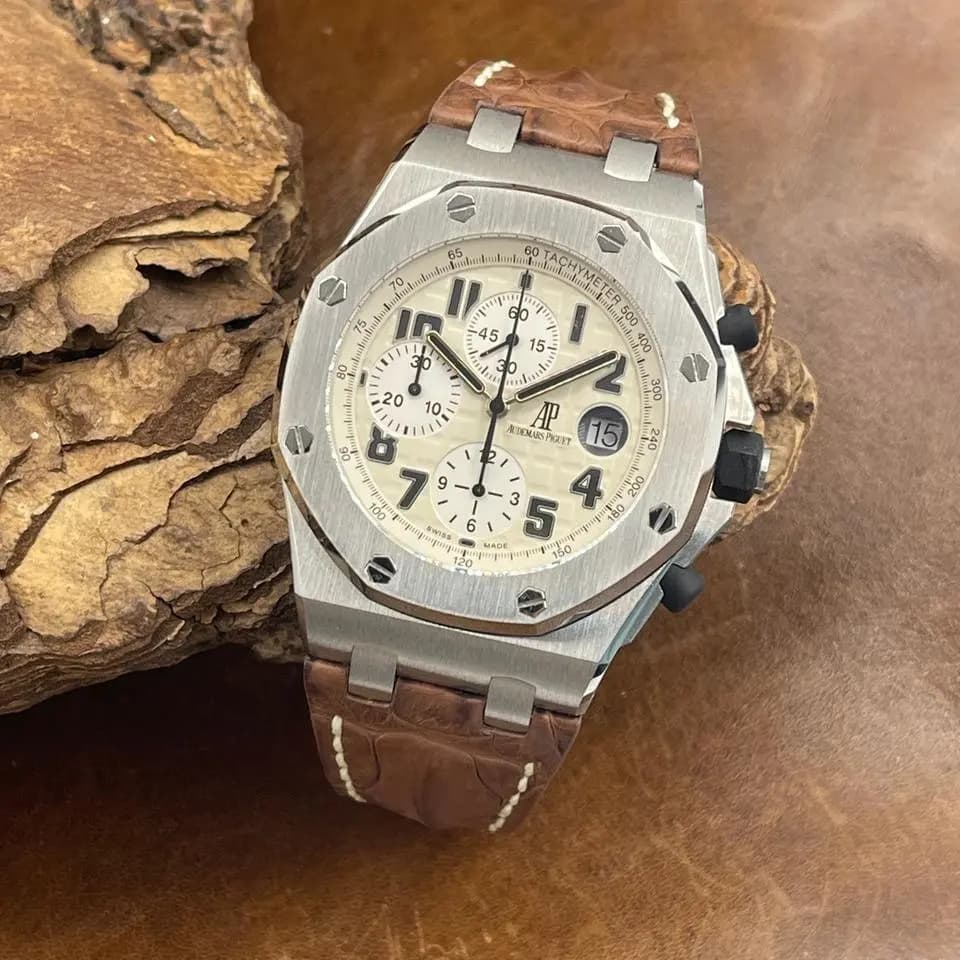 Audemars Piguet Royal Oak Offshore Chronograph Safari Extract - Ref. 26020ST.OO.D091CR.01.A