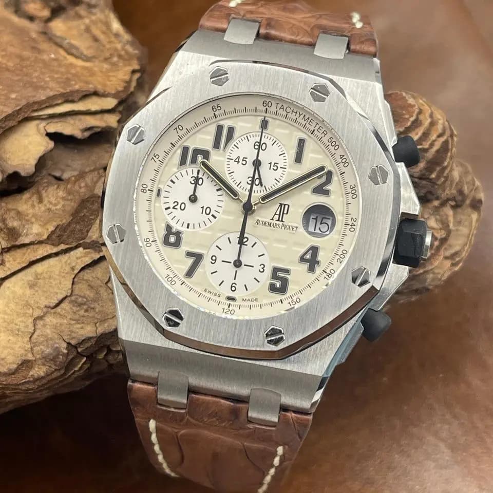Audemars Piguet Royal Oak Offshore Chronograph Safari Extract - Ref. 26020ST.OO.D091CR.01.A