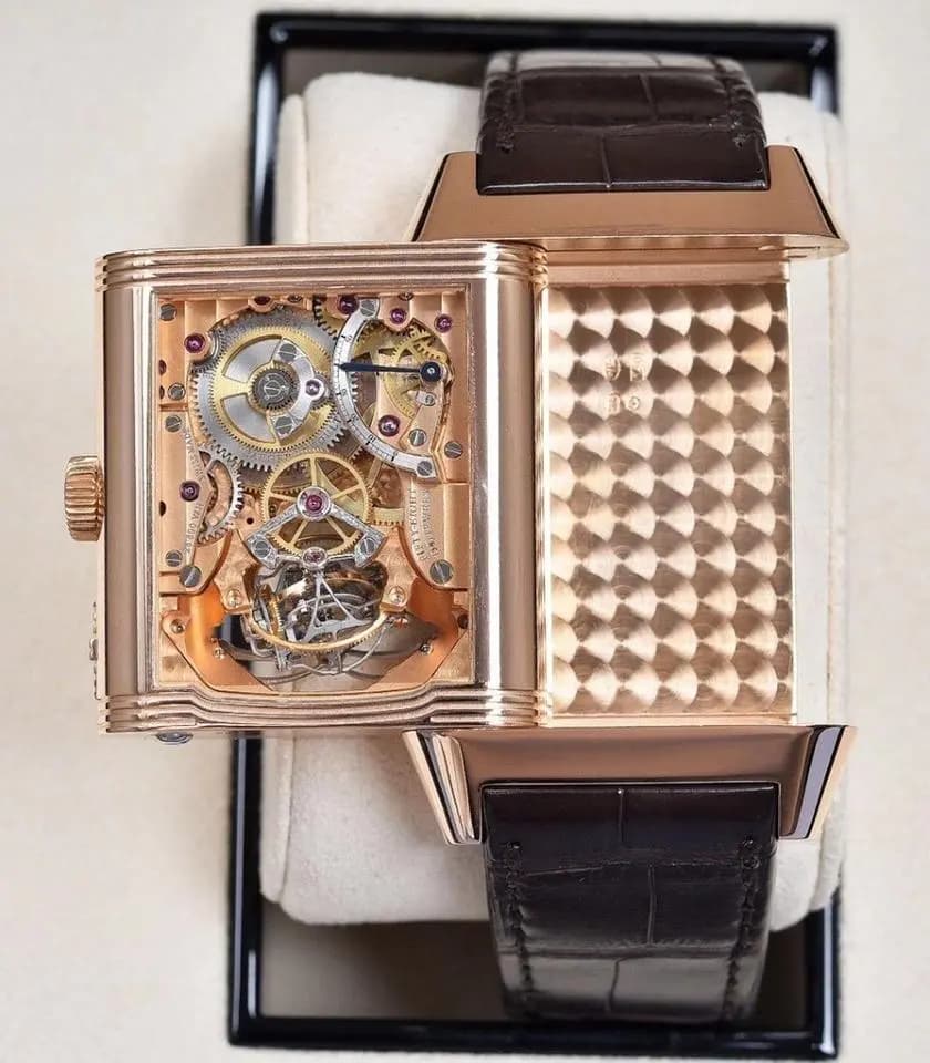 Jaeger-LeCoultre Limited edition 75, spherical tourbillon rose gold watch 36X55MM. Q2332420