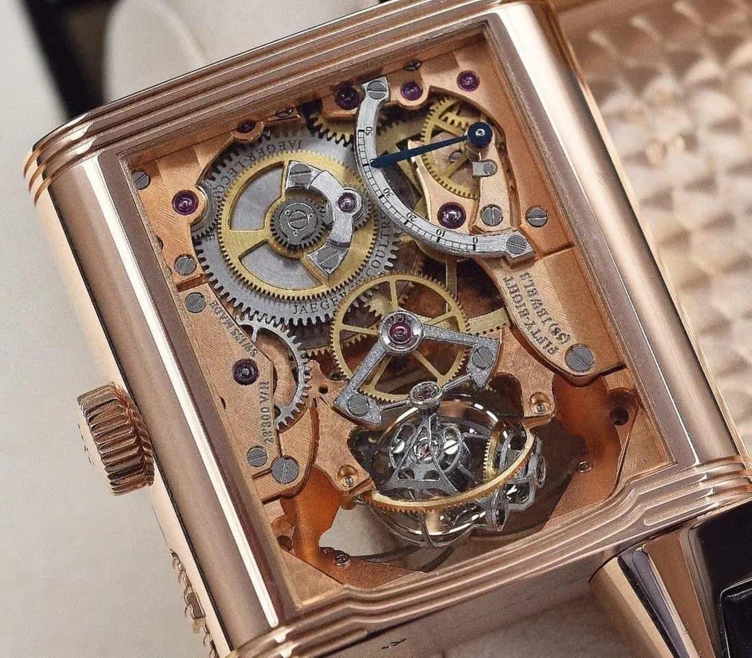 Jaeger-LeCoultre Limited edition 75, spherical tourbillon rose gold watch 36X55MM. Q2332420