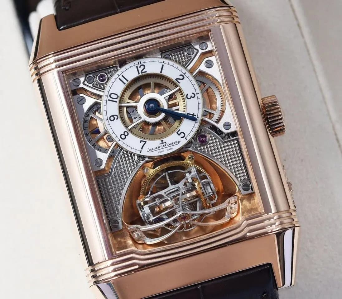 Jaeger-LeCoultre Limited edition 75, spherical tourbillon rose gold watch 36X55MM. Q2332420