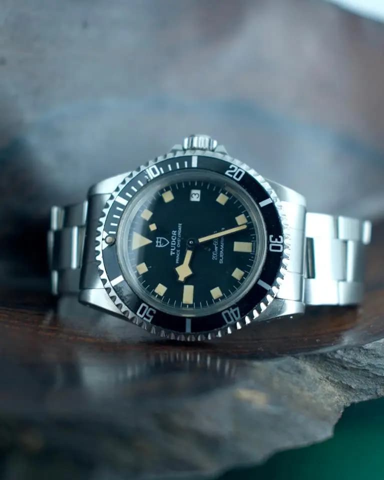 Tudor 9411/0 Submariner 'Snowflake' with stunning case & patina, 1981
