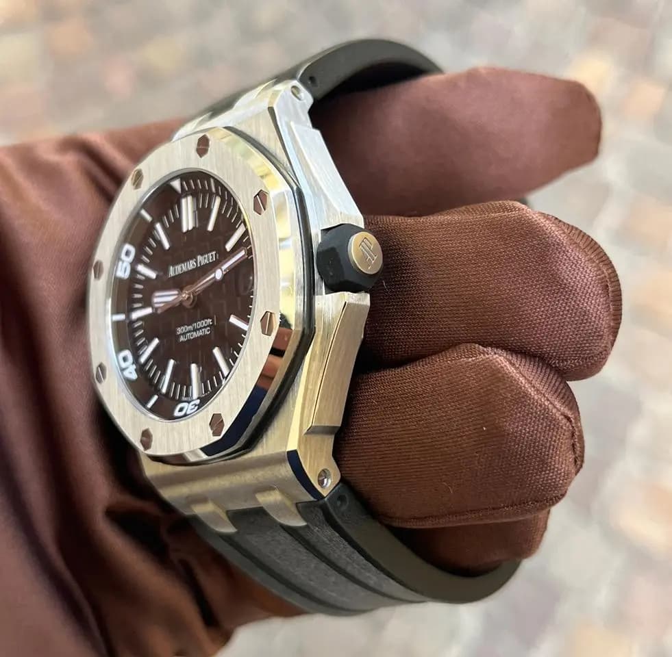 Audemars Piguet Royal Oak Offshore Diver 15710ST Black 2016 Full Set