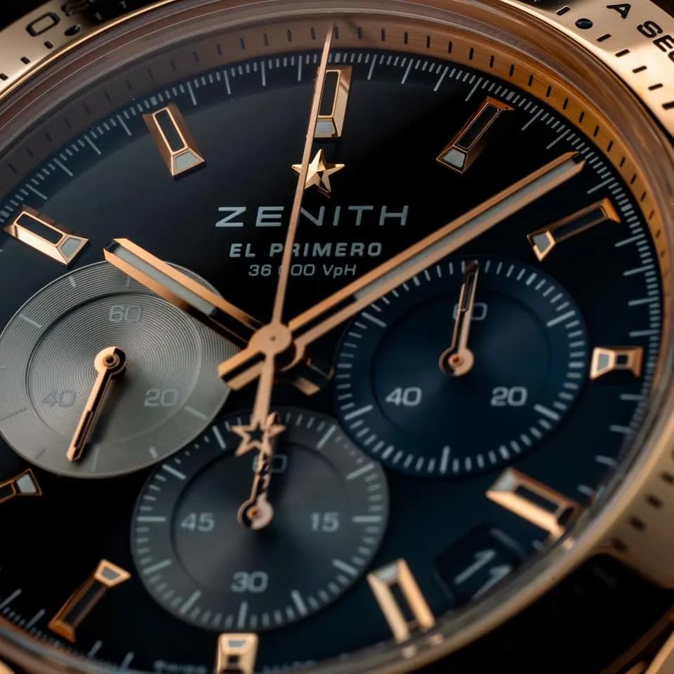 Zenith Chronomaster Sport Rose Gold Black Dial 18.3101.3600/21.M3100 Complete Set