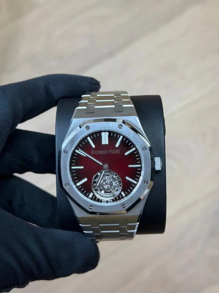 Audemars Piguet Royal Oak Selfwinding Flying Tourbillon Burgundy 41mm Royal Oak Burgundy Dial 26730ST.