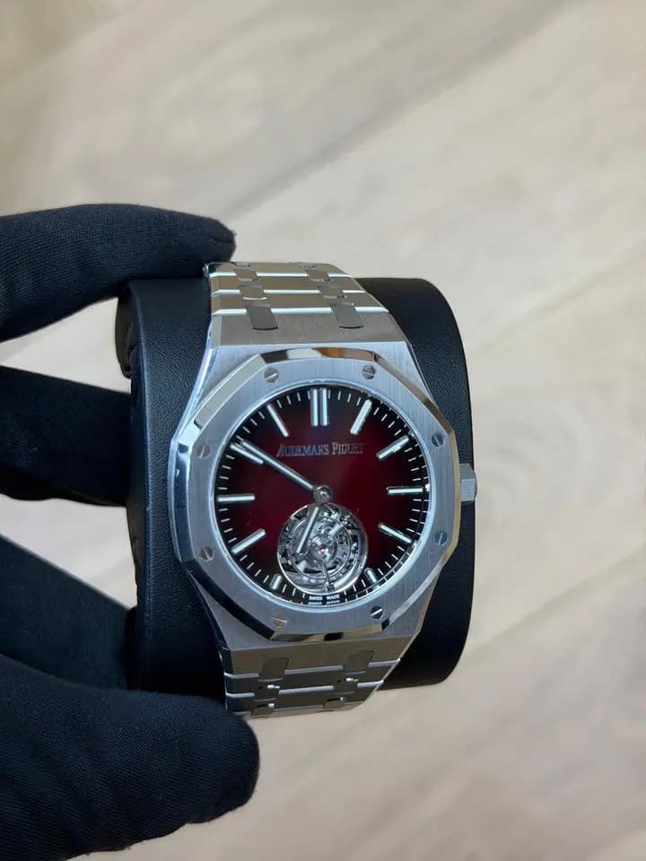 Audemars Piguet Royal Oak Selfwinding Flying Tourbillon Burgundy 41mm Royal Oak Burgundy Dial 26730ST.