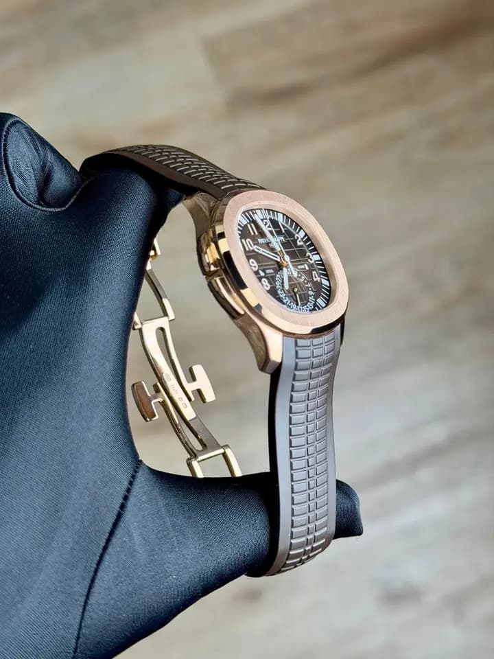 Patek Philippe Aquanaut Travel Time Brown Arabic 5164R-001