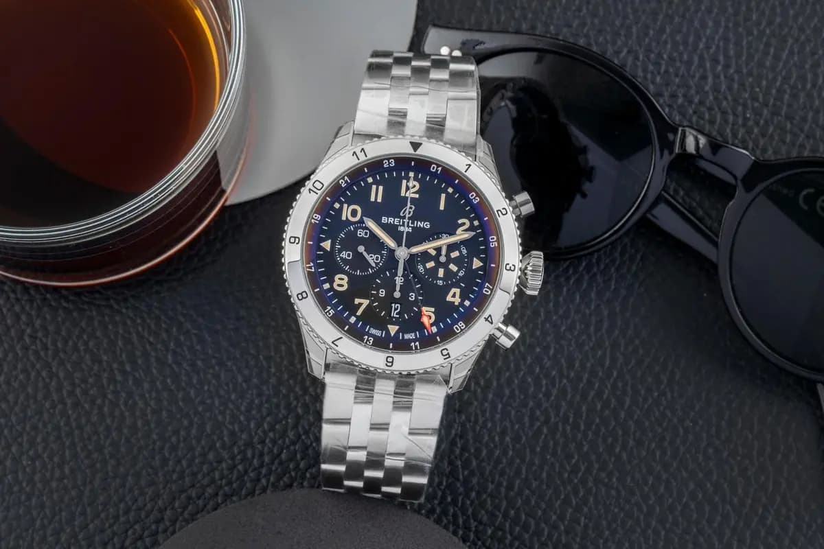 Breitling Super Avi Chronograph GMT 46 P-51 Mustang AB04453A1B1A1