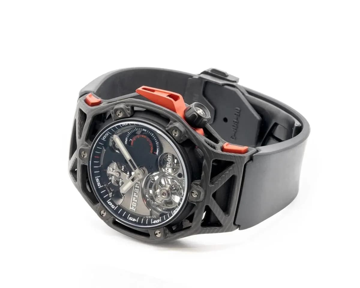 Hublot Techframe Ferrari Tourbillon Chronograph Full set