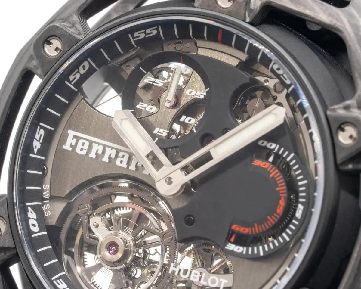 Hublot Techframe Ferrari Tourbillon Chronograph Full set