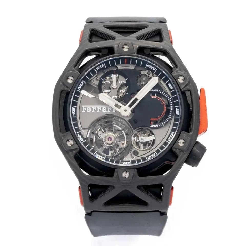 Hublot Techframe Ferrari Tourbillon Chronograph Full set