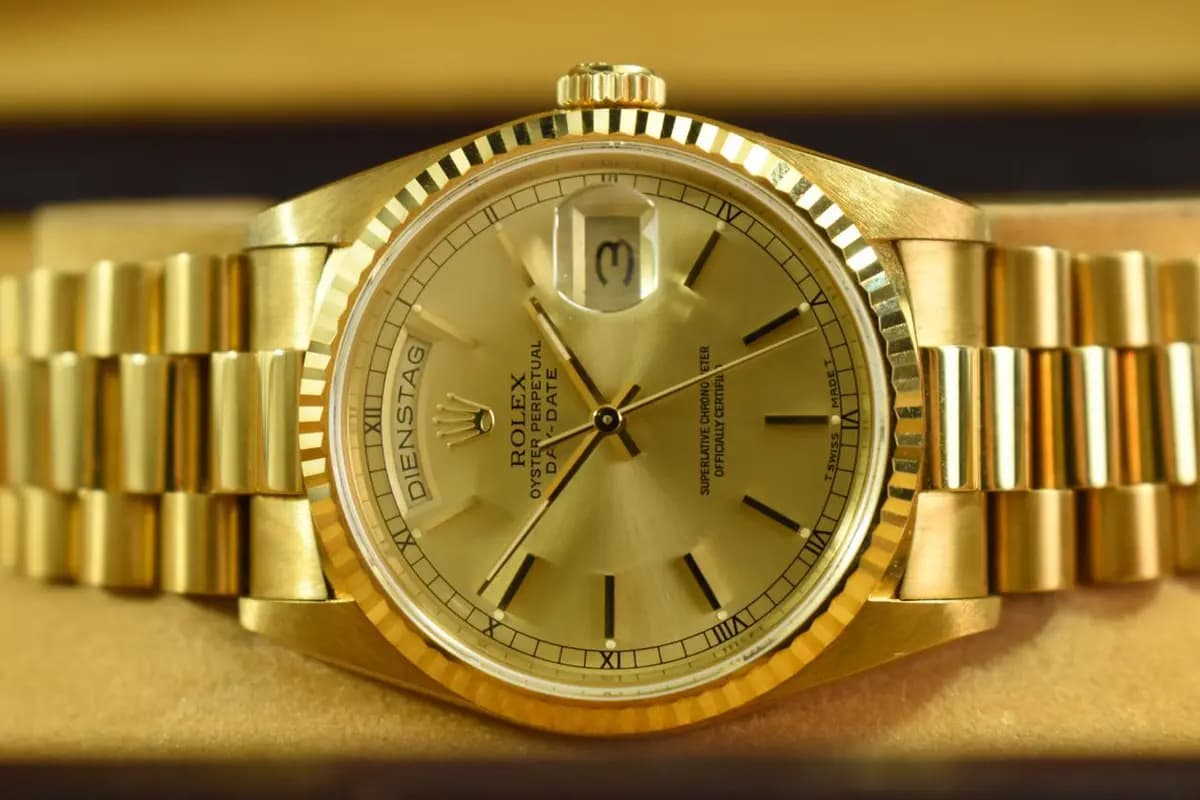 Rolex Day-Date UNWORN from 1991 Fullset LC100