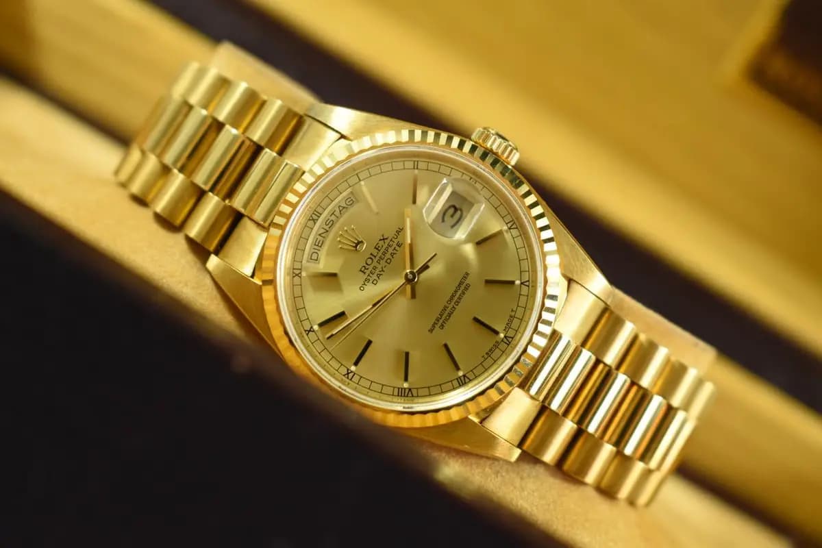 Rolex Day-Date UNWORN from 1991 Fullset LC100