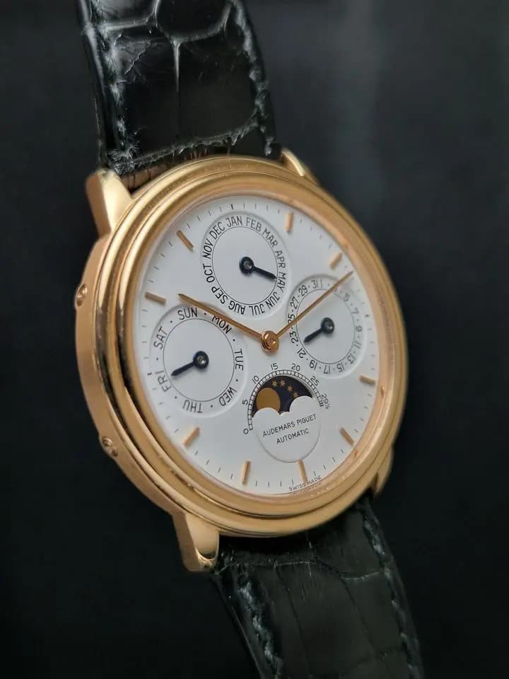 Audemars Piguet Perpetual Calendar Quantieme 25657OR Red Gold Unpolished with Extract - Rare