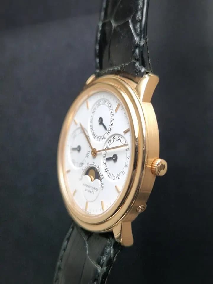 Audemars Piguet Perpetual Calendar Quantieme 25657OR Red Gold Unpolished with Extract - Rare