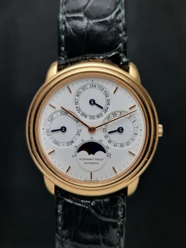 Audemars Piguet Perpetual Calendar Quantieme 25657OR Red Gold Unpolished with Extract - Rare