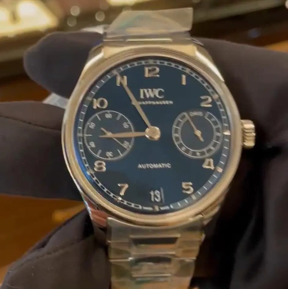 IWC Portugieser Automatic 42 - IW501704 - Blue Dial