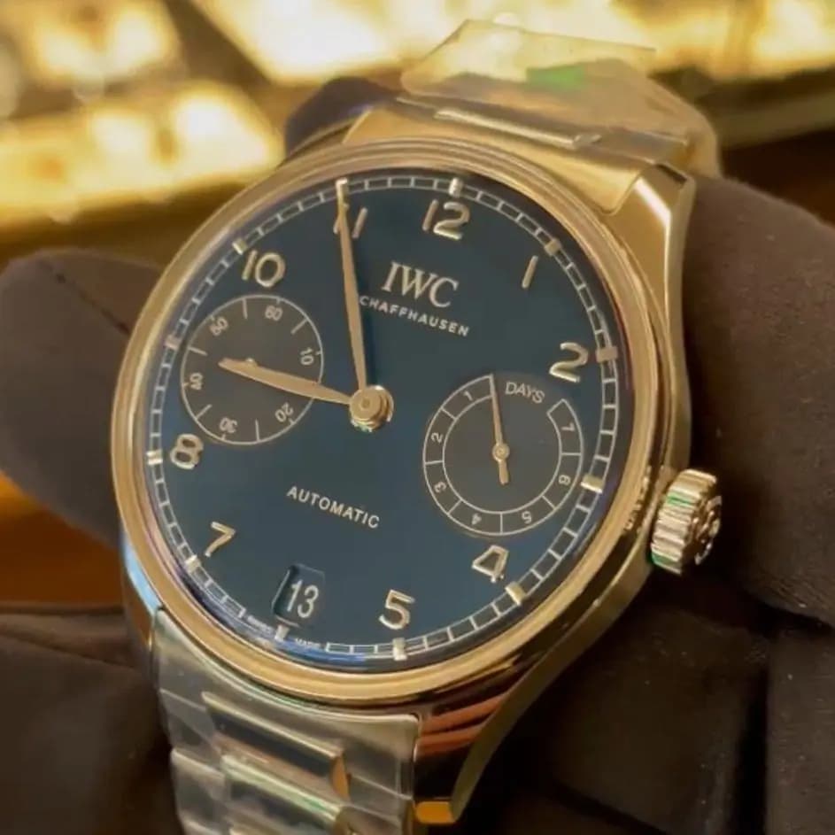 IWC Portugieser Automatic 42 - IW501704 - Blue Dial