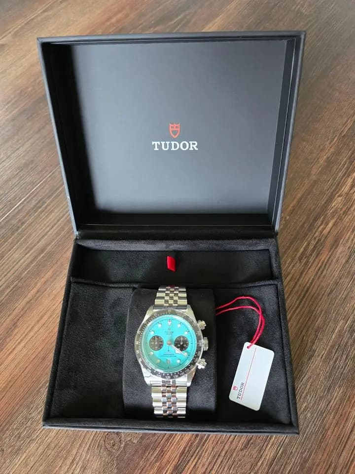 Tudor Black Bay Chrono Flamingo Blue 2025 New, Unworn, from Authorized Dealer 08/2026