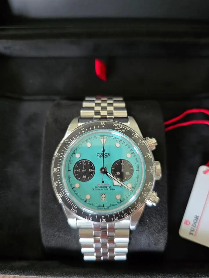 Tudor Black Bay Chrono Flamingo Blue 2025 New, Unworn, from Authorized Dealer 08/2026