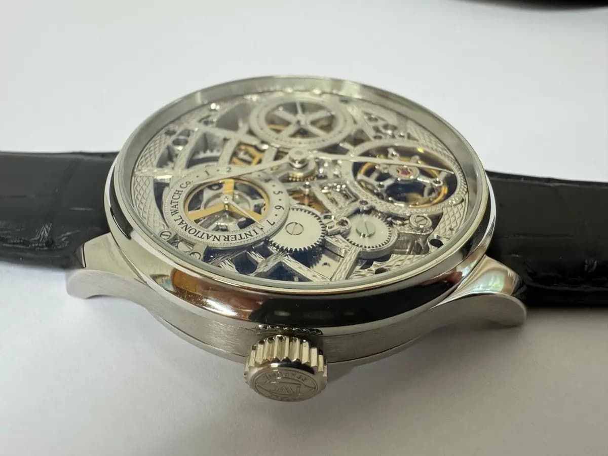 IWC Portugieser Tourbillon Mystere Squelette Platinum FULL SET NEUZUSTAND KATALOGPREIS CHF 180‘000.00