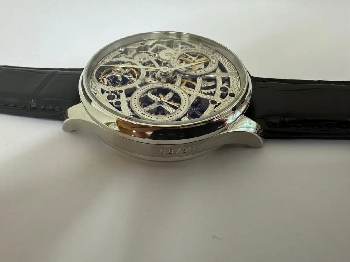 IWC Portugieser Tourbillon Mystere Squelette Platinum FULL SET NEUZUSTAND KATALOGPREIS CHF 180‘000.00
