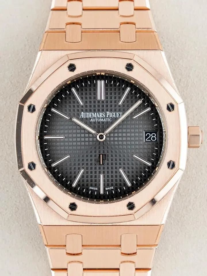 Audemars Piguet Royal Oak Jumbo "Grey" Rose Gold
