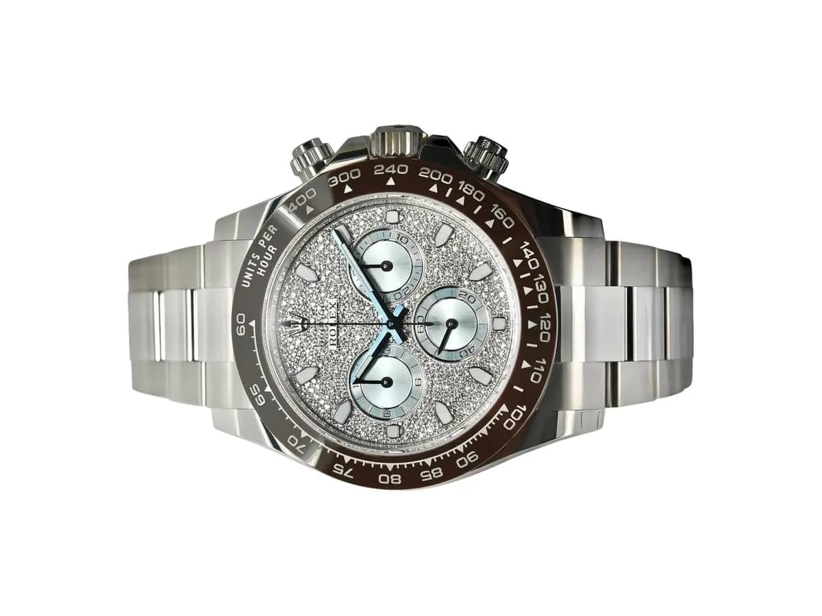 Rolex Daytona Diamond Pavé Dial 116506 Unworn Full Set