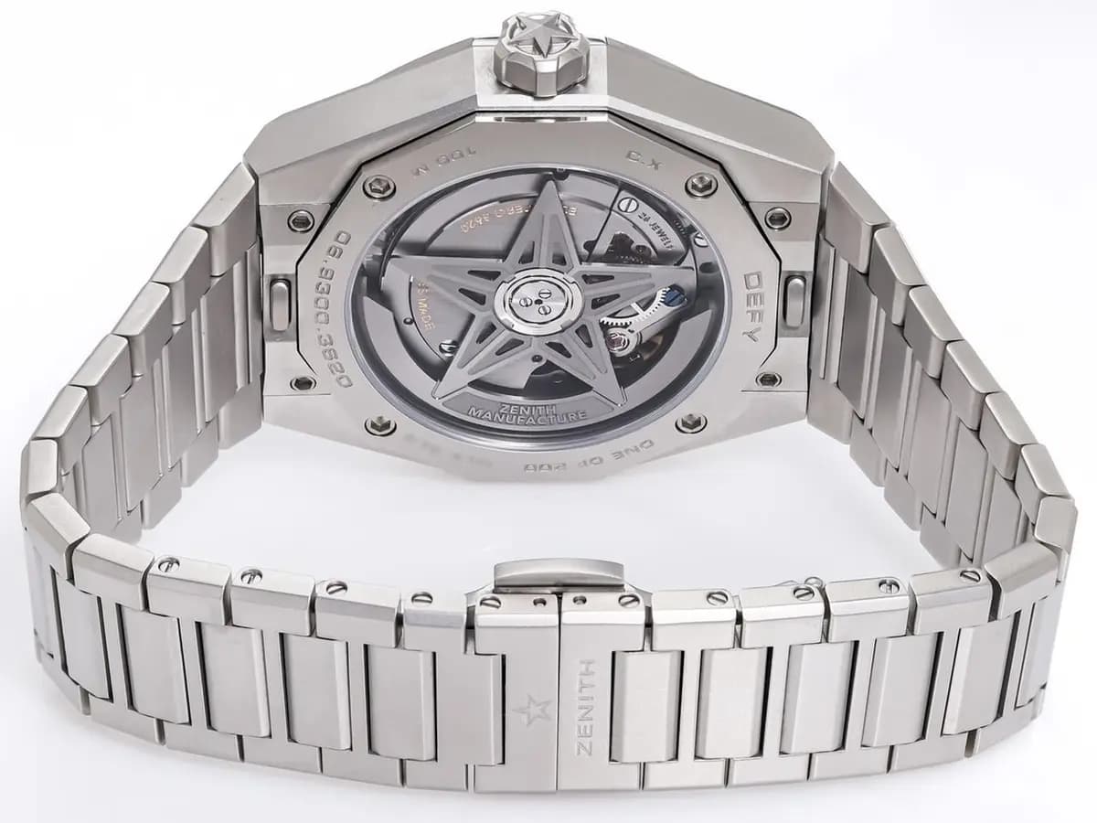 Zenith DEFY SKYLINE CLOSED DIAL Ref 06-9300-3620-06-I001 Stainless Steel Box Papers Bj-2025 New-Like
