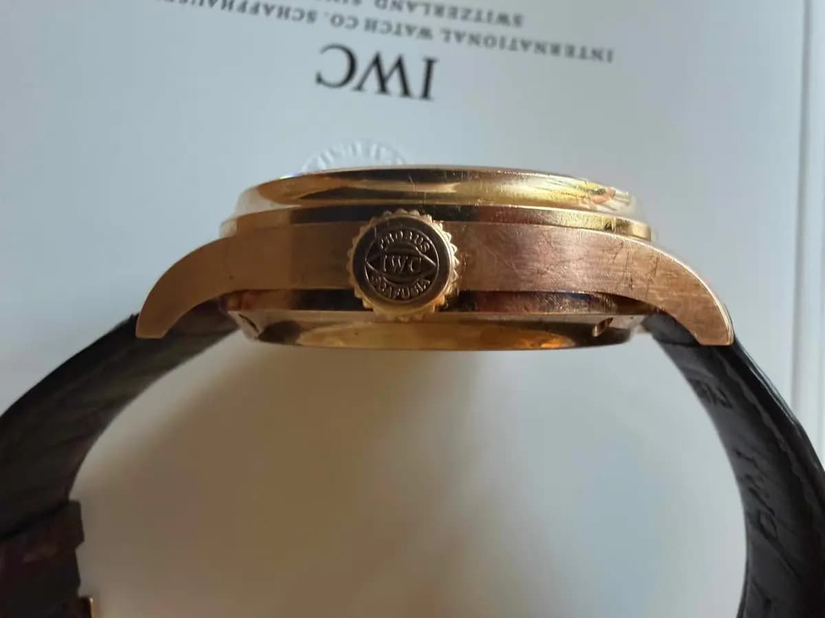 IWC Portuguese Perpetual Calendar 18K Rose Gold Full Set 2025 IWC Service