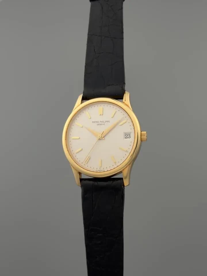 Patek Philippe Calatrava 3998J, Certificate, 34mm, automatic, date, excellent condition