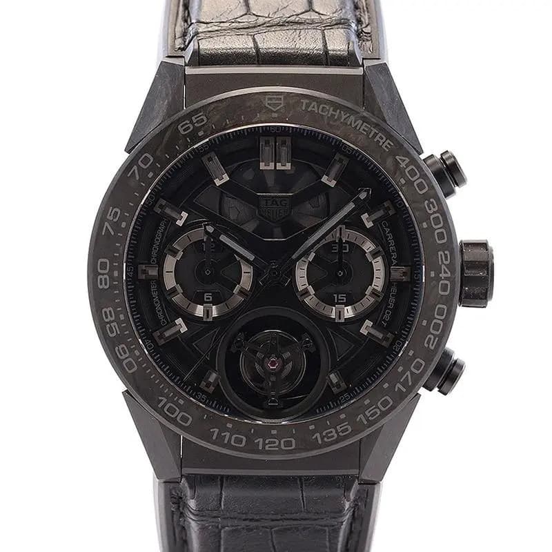 TAG Heuer Carrera Calibre Heuer 02t Tourbillon Phantom (Carrera Calibre Heuer 02t Carbon Tourbillon Phantom 45mm)