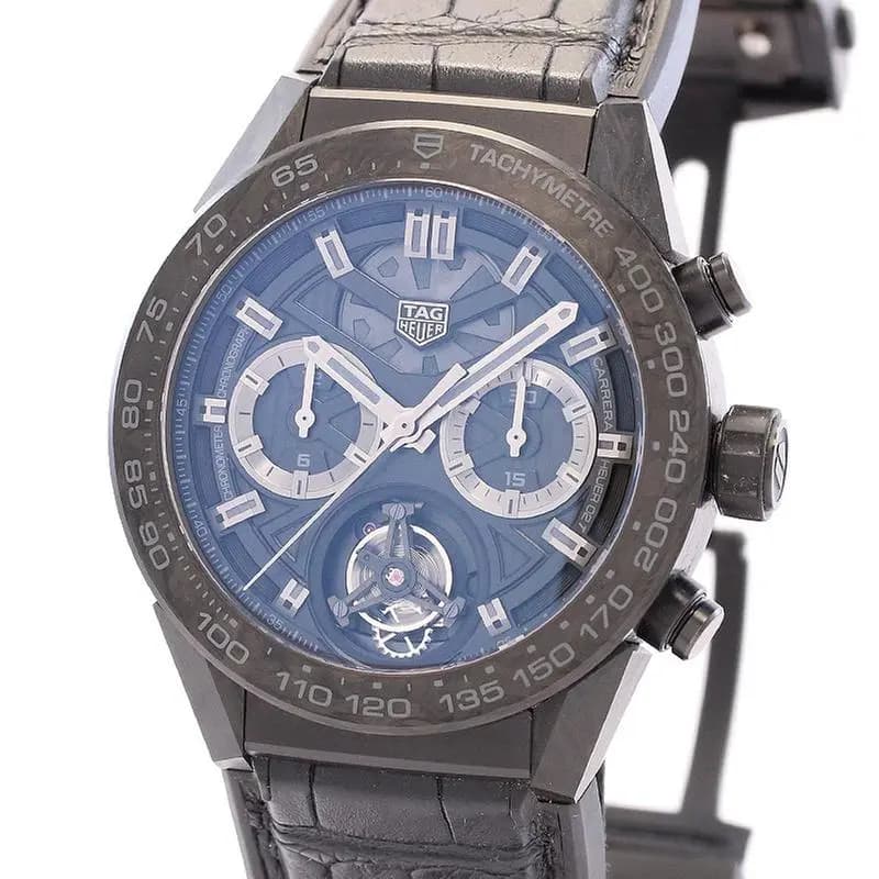 TAG Heuer Carrera Calibre Heuer 02t Tourbillon Phantom (Carrera Calibre Heuer 02t Carbon Tourbillon Phantom 45mm)