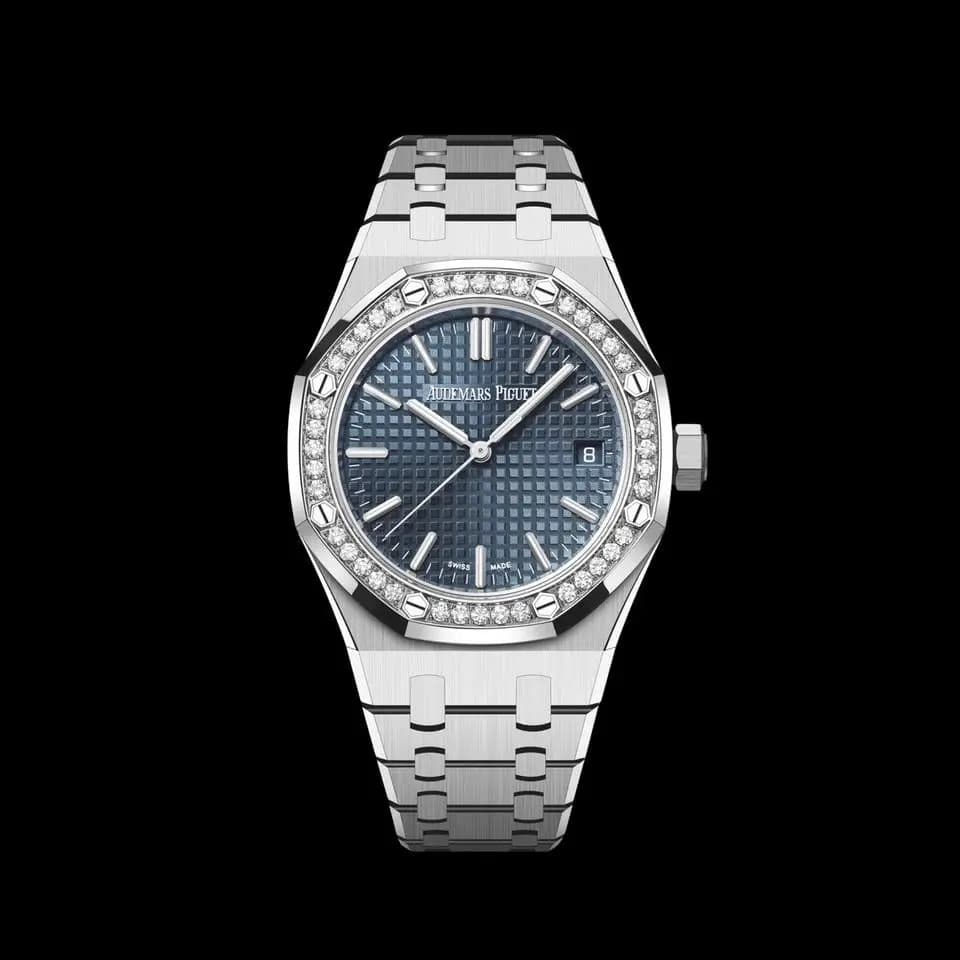 Audemars Piguet Royal Oak 37mm Steel Blue Diamond Dial New 2026