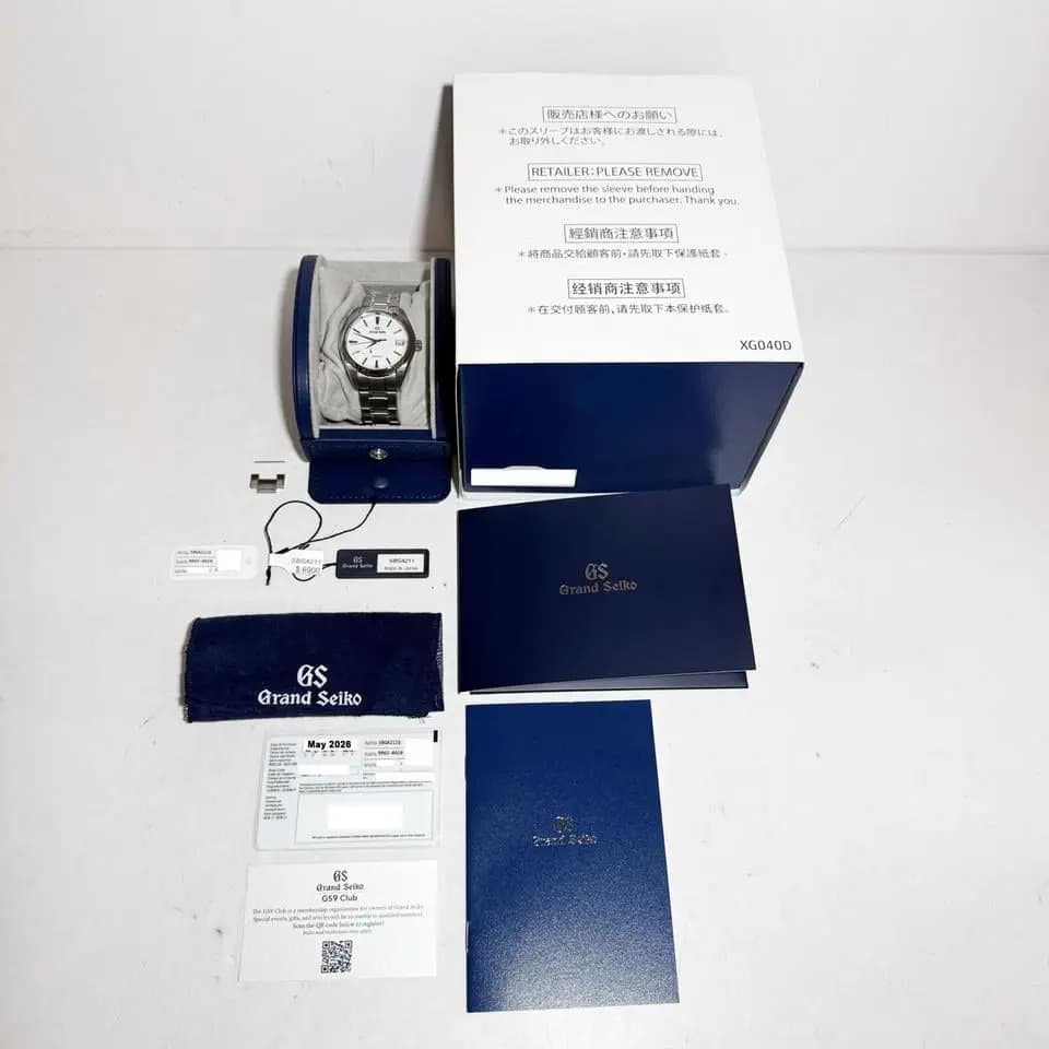 Grand Seiko 2026 Grand Seiko Heritage Collection Snowflake SBGA211G 41MM White Titanium B/pHeritage Snowflake