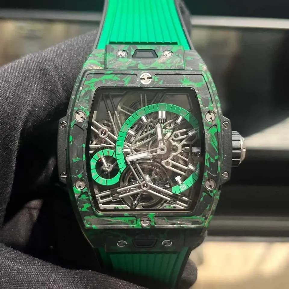 Hublot Spirit Of Big Bang Tourbillon Green 42 Mm