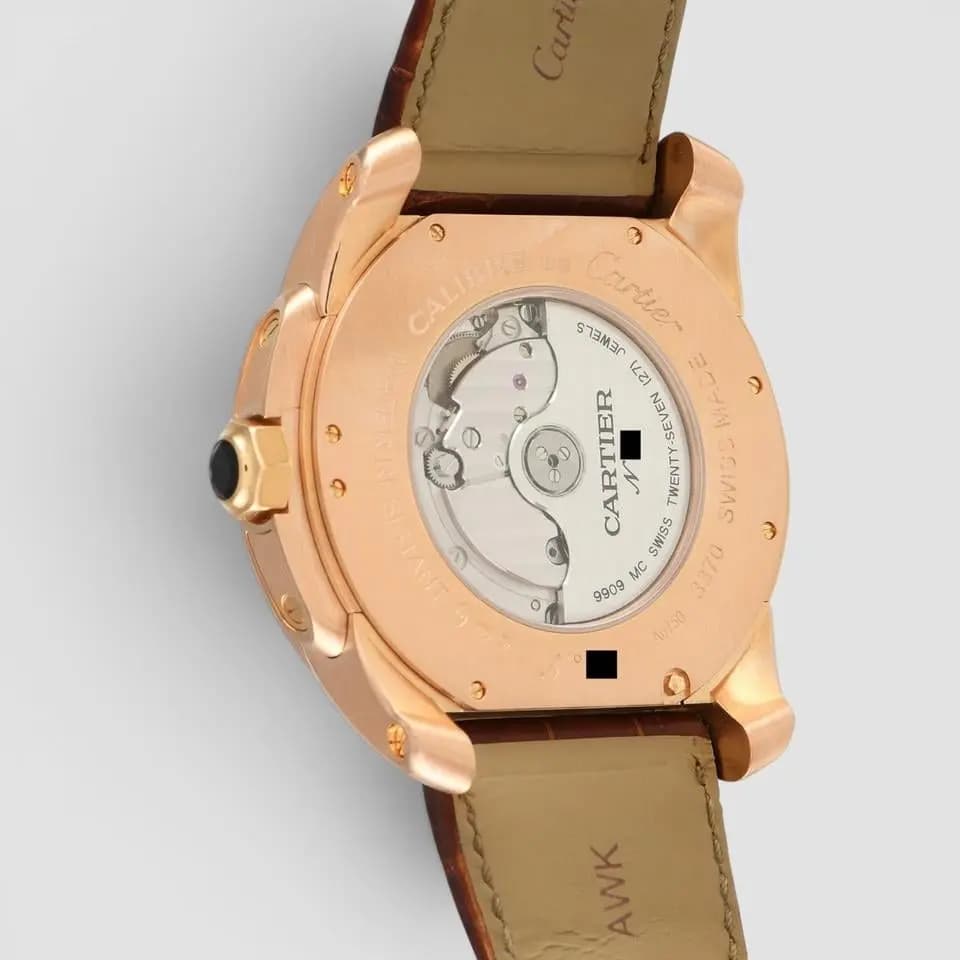 Cartier Calibre de Multiple Time Zone Rose Gold Watch