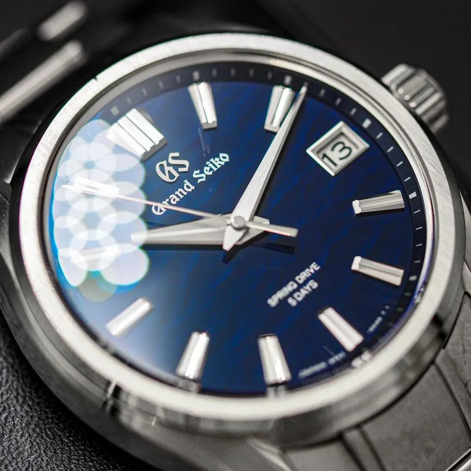 Grand Seiko Evolution 9 Collection Grand Seiko SLGA021 Lake Suwa Blue Spring Drive 5-Day