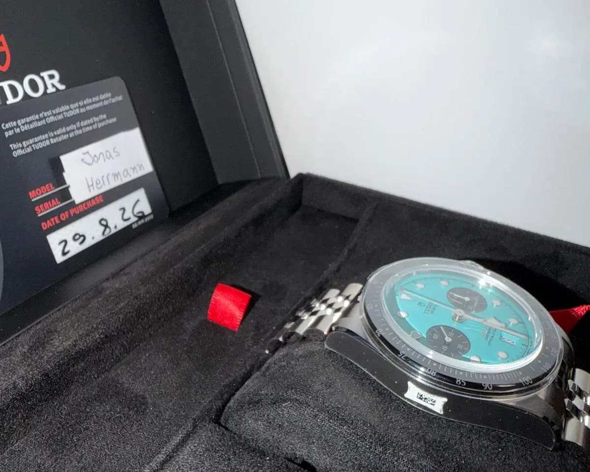 Tudor Black Bay Black Bay Chrono Flamingo Blue M79360N-0024 Full Set ungetra