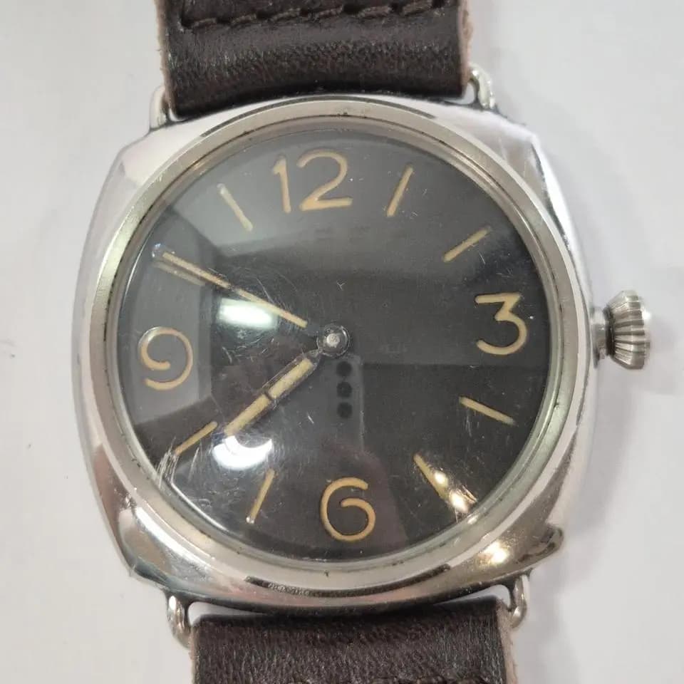 Panerai Radiomir Kampfschwimmer Anonymous Rolex Movement Circa 1941