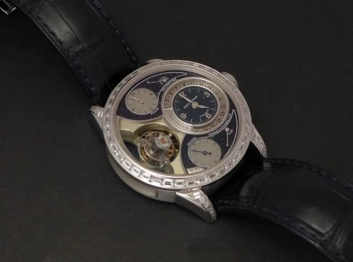 Jaeger-LeCoultre Duomètre Tourbilion Full set / Diamond Bezel