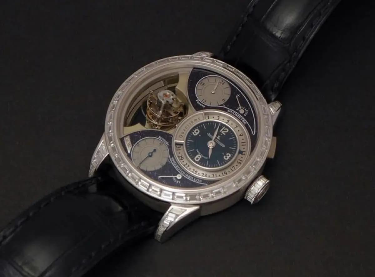Jaeger-LeCoultre Duomètre Tourbilion Full set / Diamond Bezel